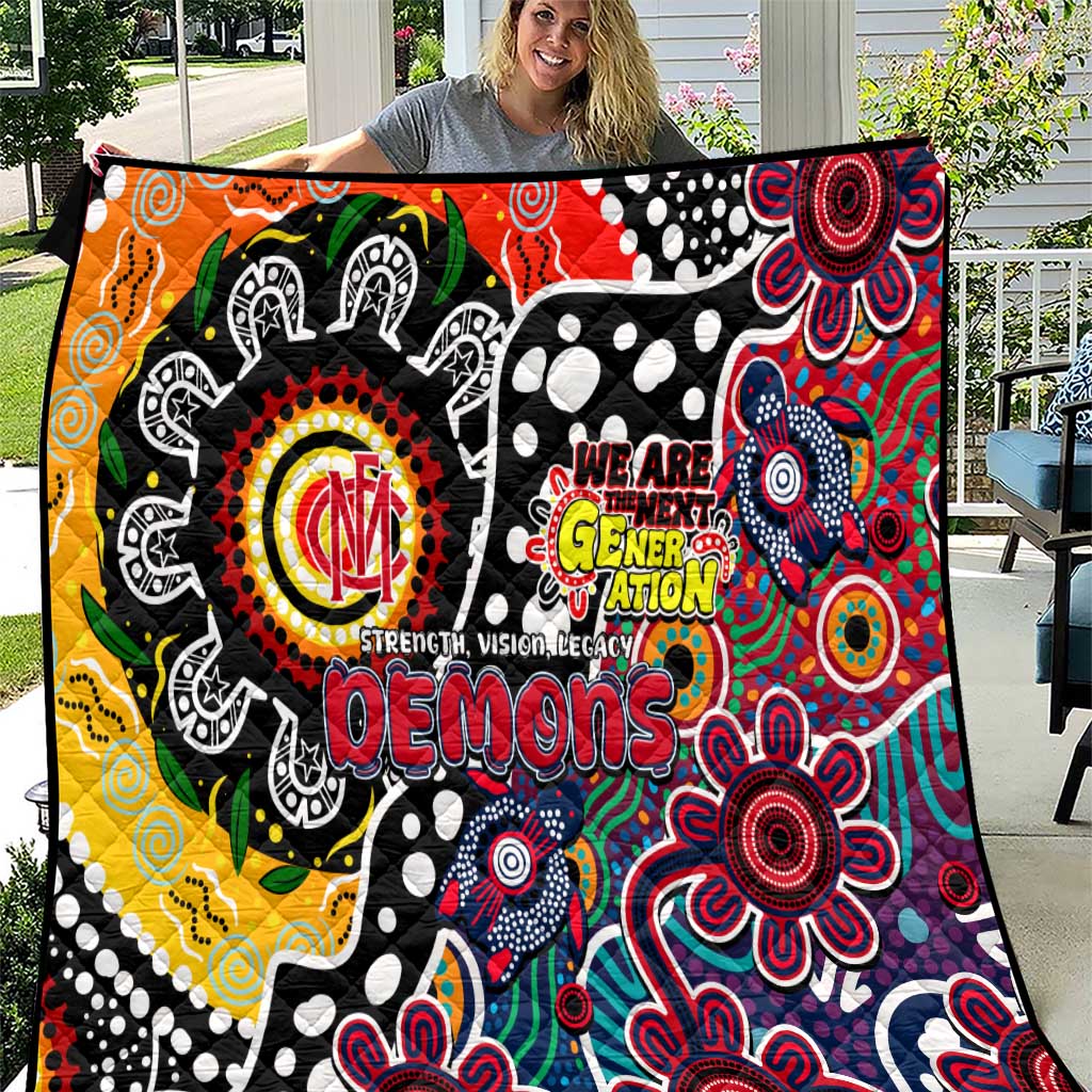 Demons AFL Celebrating 50 Years of Naidoc Quilt NAIDOC Week 2025 Aboriginal