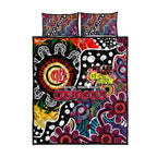 Demons AFL Celebrating 50 Years of Naidoc Quilt Bed Set NAIDOC Week 2025 Aboriginal