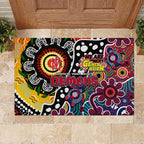 Demons AFL Celebrating 50 Years of Naidoc Rubber Doormat NAIDOC Week 2025 Aboriginal