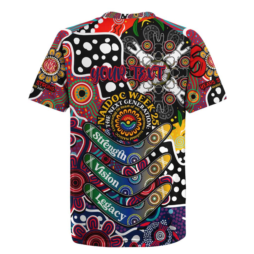 Personalised Demons AFL Celebrating 50 Years of Naidoc Rugby Jersey NAIDOC Week 2025 Aboriginal