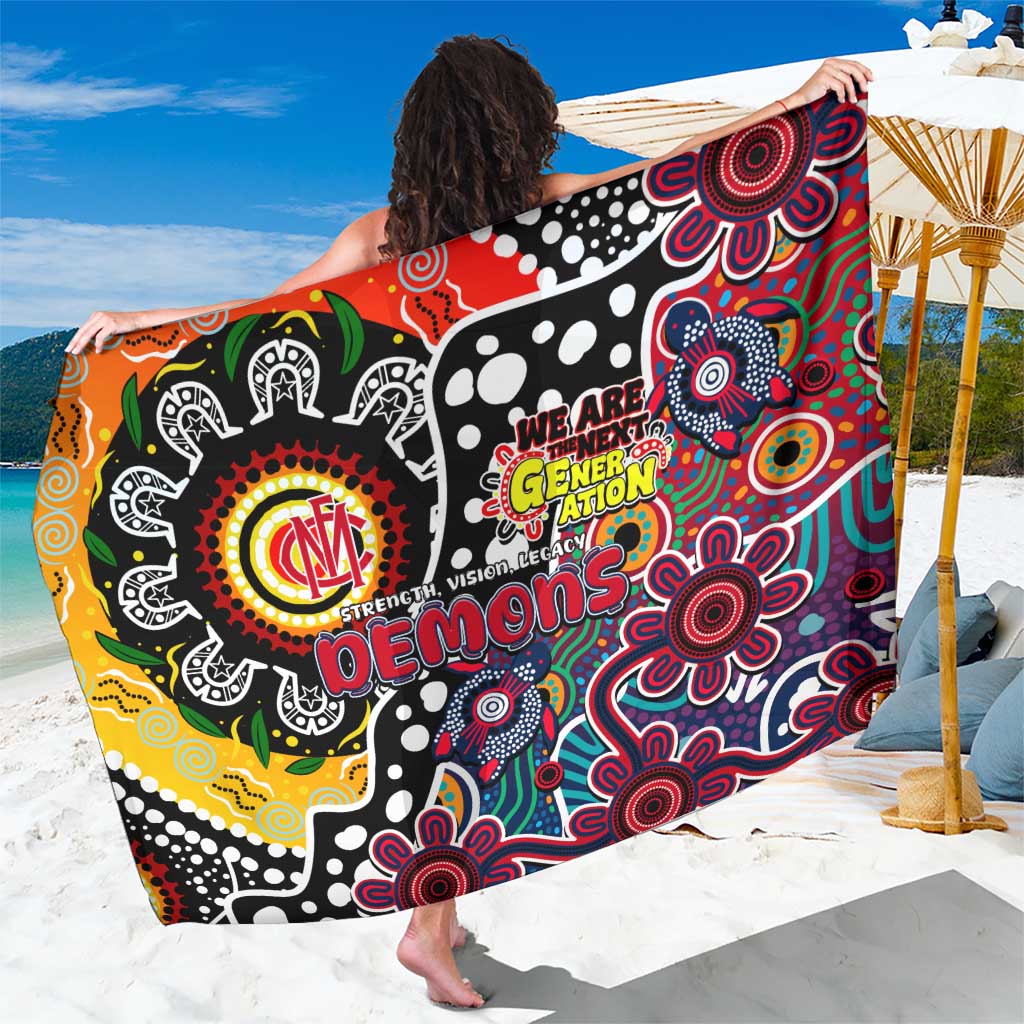 Demons AFL Celebrating 50 Years of Naidoc Sarong NAIDOC Week 2025 Aboriginal