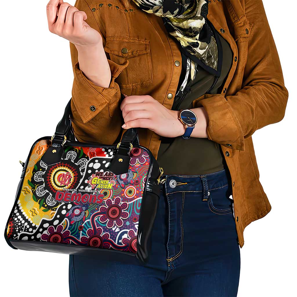 Demons AFL Celebrating 50 Years of Naidoc Shoulder Handbag NAIDOC Week 2025 Aboriginal