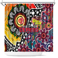Demons AFL Celebrating 50 Years of Naidoc Shower Curtain NAIDOC Week 2025 Aboriginal