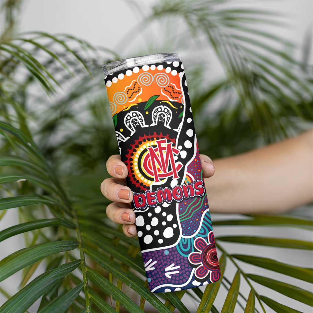 Demons AFL Celebrating 50 Years of Naidoc Skinny Tumbler NAIDOC Week 2025 Aboriginal