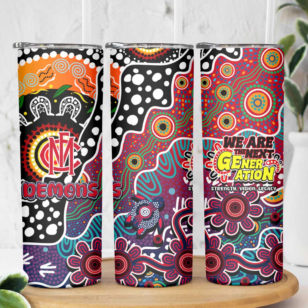 Demons AFL Celebrating 50 Years of Naidoc Skinny Tumbler NAIDOC Week 2025 Aboriginal
