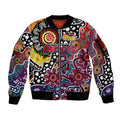 Personalised Demons AFL Celebrating 50 Years of Naidoc Sleeve Zip Bomber Jacket NAIDOC Week 2025 Aboriginal