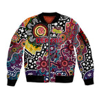 Personalised Demons AFL Celebrating 50 Years of Naidoc Sleeve Zip Bomber Jacket NAIDOC Week 2025 Aboriginal