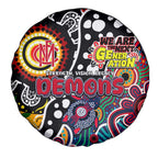 Demons AFL Celebrating 50 Years of Naidoc Spare Tire Cover NAIDOC Week 2025 Aboriginal