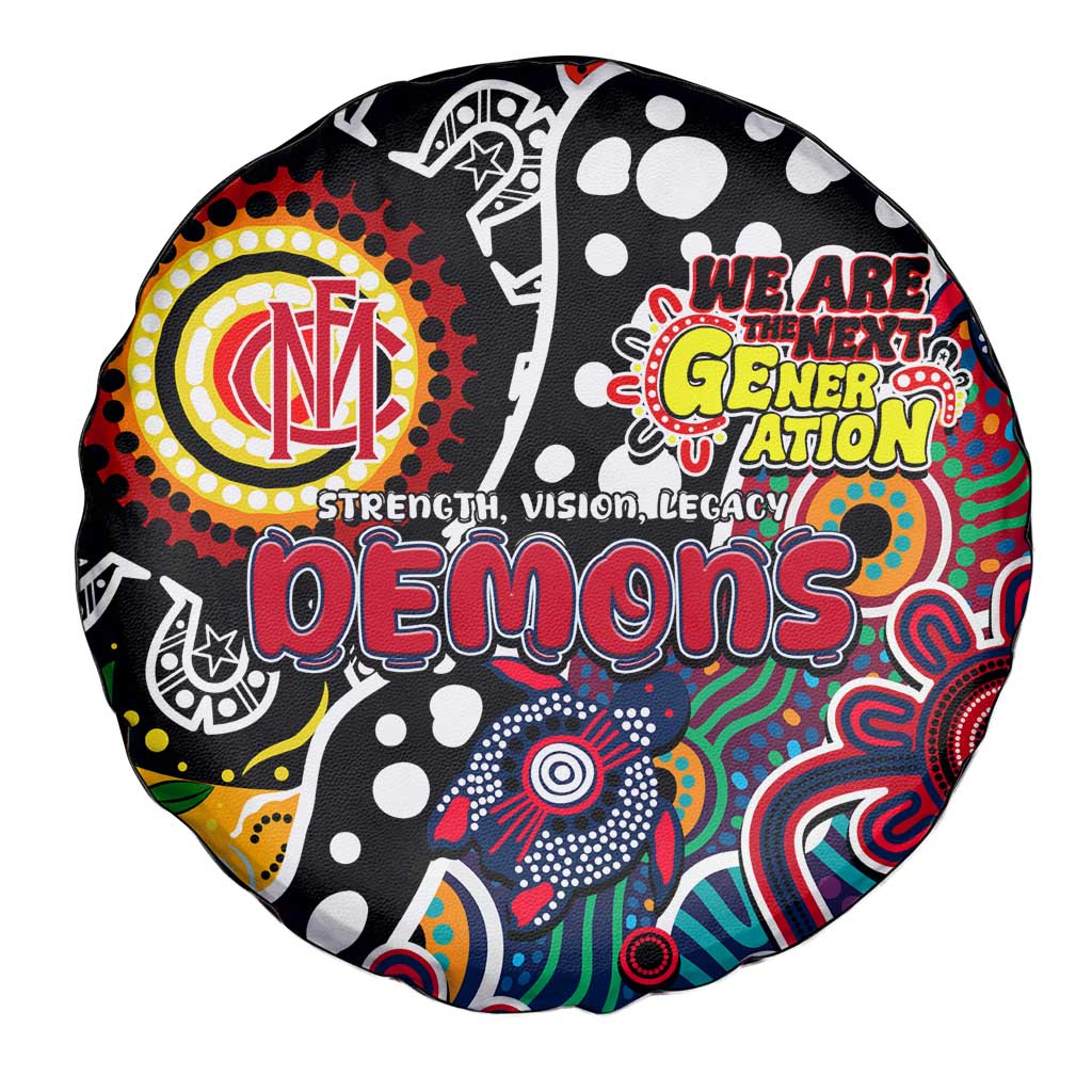 Demons AFL Celebrating 50 Years of Naidoc Spare Tire Cover NAIDOC Week 2025 Aboriginal