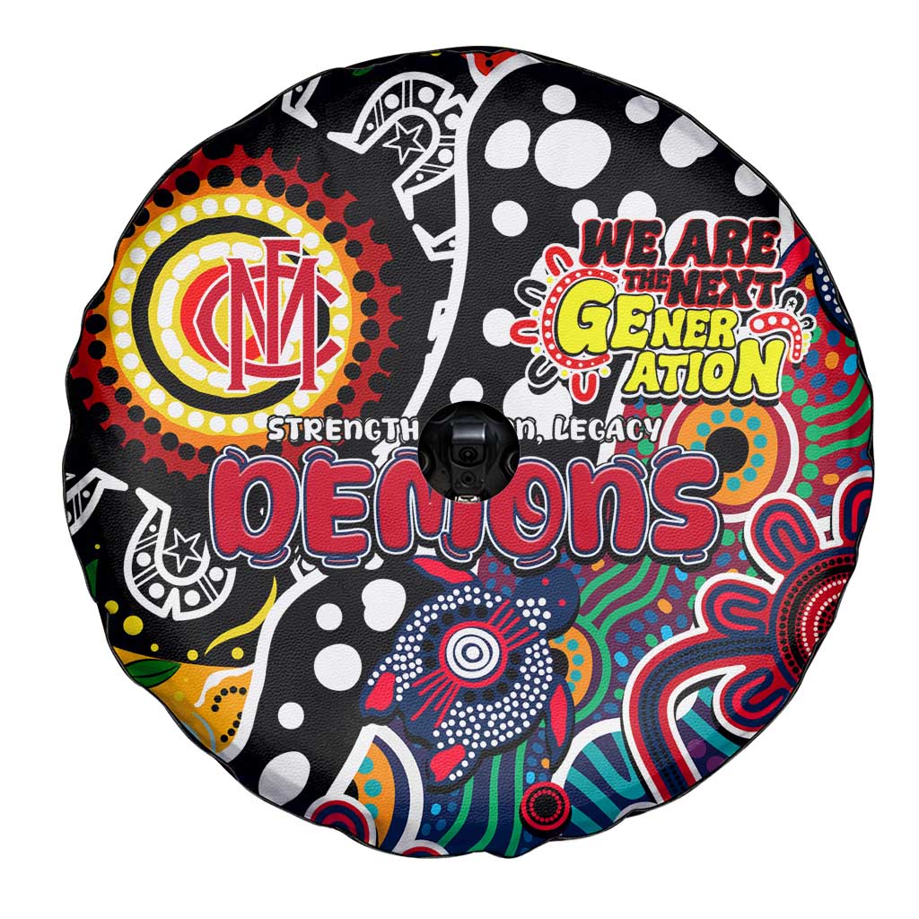 Demons AFL Celebrating 50 Years of Naidoc Spare Tire Cover NAIDOC Week 2025 Aboriginal