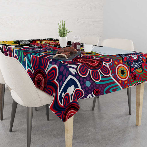 Demons AFL Celebrating 50 Years of Naidoc Tablecloth NAIDOC Week 2025 Aboriginal