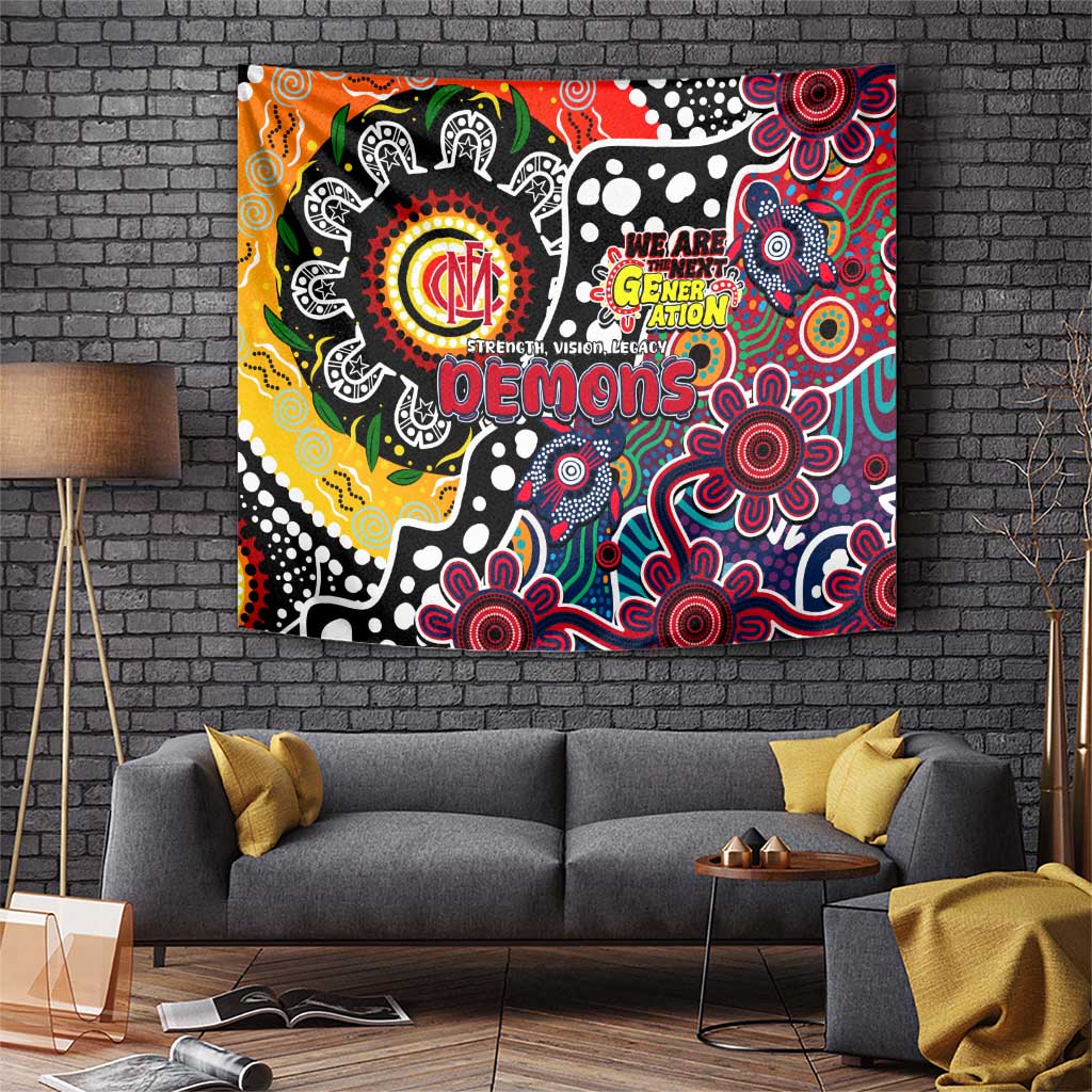 Demons AFL Celebrating 50 Years of Naidoc Tapestry NAIDOC Week 2025 Aboriginal