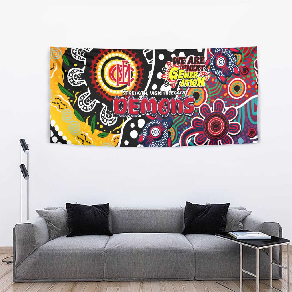 Demons AFL Celebrating 50 Years of Naidoc Tapestry NAIDOC Week 2025 Aboriginal