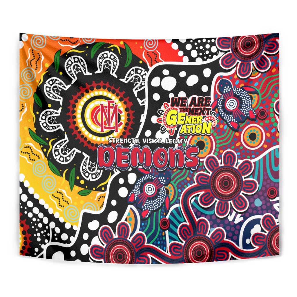 Demons AFL Celebrating 50 Years of Naidoc Tapestry NAIDOC Week 2025 Aboriginal