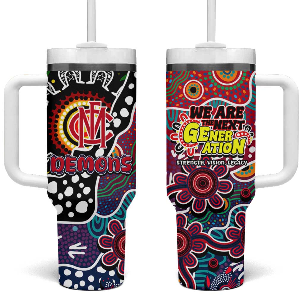 Demons AFL Celebrating 50 Years of Naidoc Tumbler With Handle NAIDOC Week 2025 Aboriginal