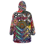 Personalised Demons AFL Celebrating 50 Years of Naidoc Wearable Blanket Hoodie NAIDOC Week 2025 Aboriginal
