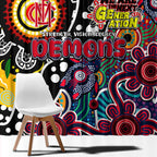 Demons AFL Celebrating 50 Years of Naidoc Window Curtain NAIDOC Week 2025 Aboriginal