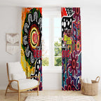 Demons AFL Celebrating 50 Years of Naidoc Window Curtain NAIDOC Week 2025 Aboriginal