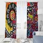 Demons AFL Celebrating 50 Years of Naidoc Window Curtain NAIDOC Week 2025 Aboriginal