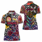 Personalised Demons AFL Celebrating 50 Years of Naidoc Women Polo Shirt NAIDOC Week 2025 Aboriginal