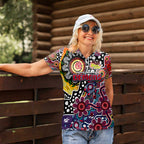 Personalised Demons AFL Celebrating 50 Years of Naidoc Women Polo Shirt NAIDOC Week 2025 Aboriginal