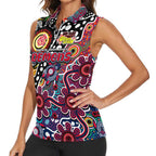 Personalised Demons AFL Celebrating 50 Years of Naidoc Women Sleeveless Polo Shirt NAIDOC Week 2025 Aboriginal