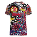 Personalised Demons AFL Celebrating 50 Years of Naidoc Women V-Neck T-Shirt NAIDOC Week 2025 Aboriginal