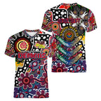 Personalised Demons AFL Celebrating 50 Years of Naidoc Women V-Neck T-Shirt NAIDOC Week 2025 Aboriginal