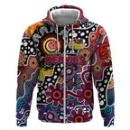 Personalised Demons AFL Celebrating 50 Years of Naidoc Zip Hoodie NAIDOC Week 2025 Aboriginal