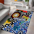 Kangaroos AFL Celebrating 50 Years of Naidoc Area Rug NAIDOC Week 2025 Aboriginal