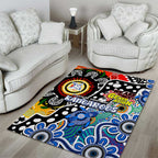 Kangaroos AFL Celebrating 50 Years of Naidoc Area Rug NAIDOC Week 2025 Aboriginal