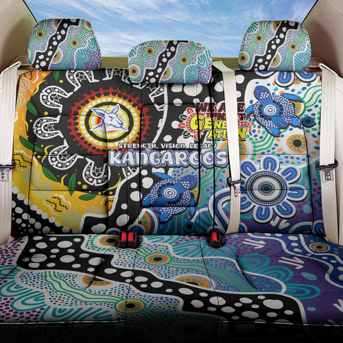 Kangaroos AFL Celebrating 50 Years of Naidoc Back Car Seat Cover NAIDOC Week 2025 Aboriginal