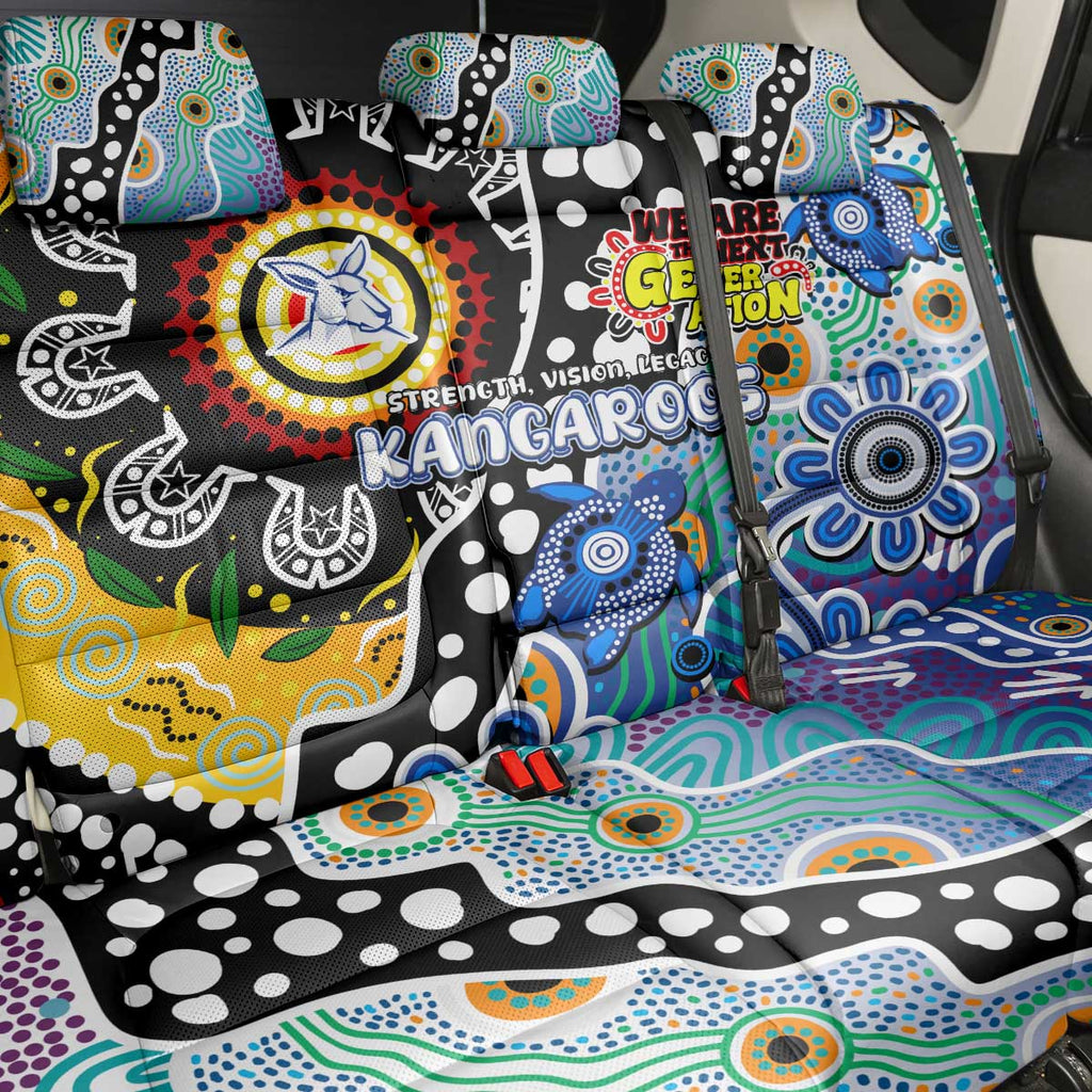 Kangaroos AFL Celebrating 50 Years of Naidoc Back Car Seat Cover NAIDOC Week 2025 Aboriginal
