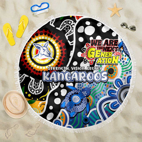 Kangaroos AFL Celebrating 50 Years of Naidoc Beach Blanket NAIDOC Week 2025 Aboriginal