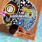 Kangaroos AFL Celebrating 50 Years of Naidoc Beach Blanket NAIDOC Week 2025 Aboriginal