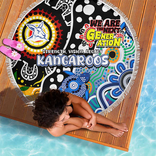 Kangaroos AFL Celebrating 50 Years of Naidoc Beach Blanket NAIDOC Week 2025 Aboriginal