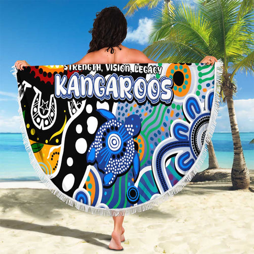 Kangaroos AFL Celebrating 50 Years of Naidoc Beach Blanket NAIDOC Week 2025 Aboriginal