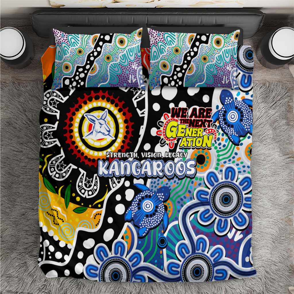 Kangaroos AFL Celebrating 50 Years of Naidoc Bedding Set NAIDOC Week 2025 Aboriginal