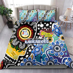 Kangaroos AFL Celebrating 50 Years of Naidoc Bedding Set NAIDOC Week 2025 Aboriginal
