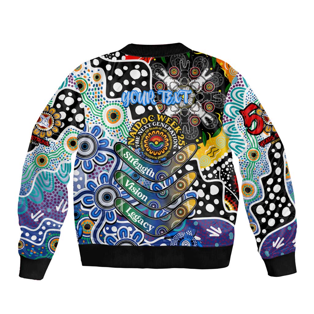 Personalised Kangaroos AFL Celebrating 50 Years of Naidoc Bomber Jacket NAIDOC Week 2025 Aboriginal