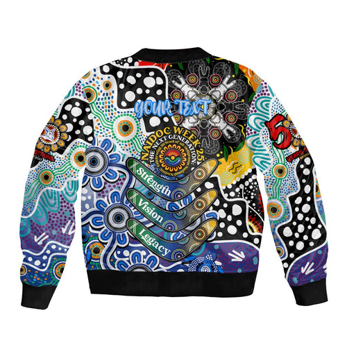 Personalised Kangaroos AFL Celebrating 50 Years of Naidoc Bomber Jacket NAIDOC Week 2025 Aboriginal