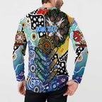 Personalised Kangaroos AFL Celebrating 50 Years of Naidoc Button Sweatshirt NAIDOC Week 2025 Aboriginal