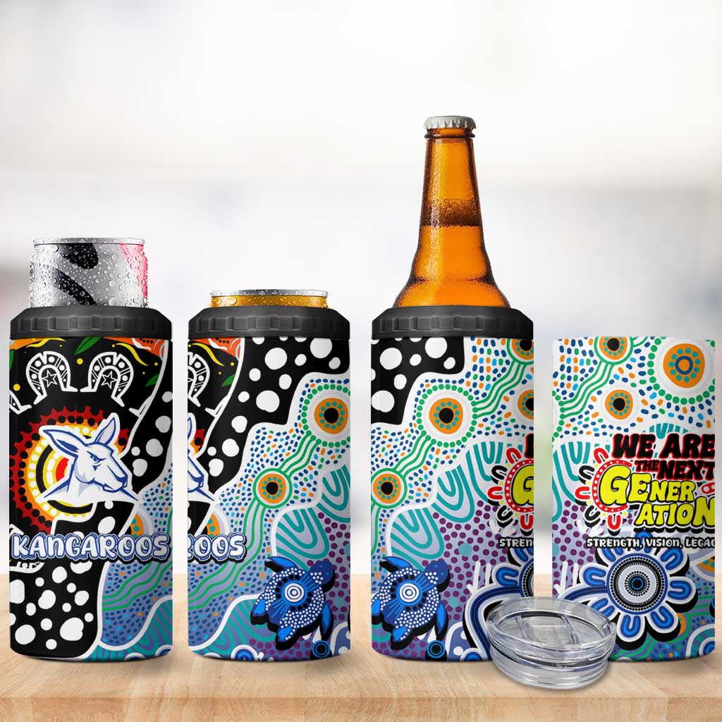 Kangaroos AFL Celebrating 50 Years of Naidoc 4 in 1 Can Cooler Tumbler NAIDOC Week 2025 Aboriginal