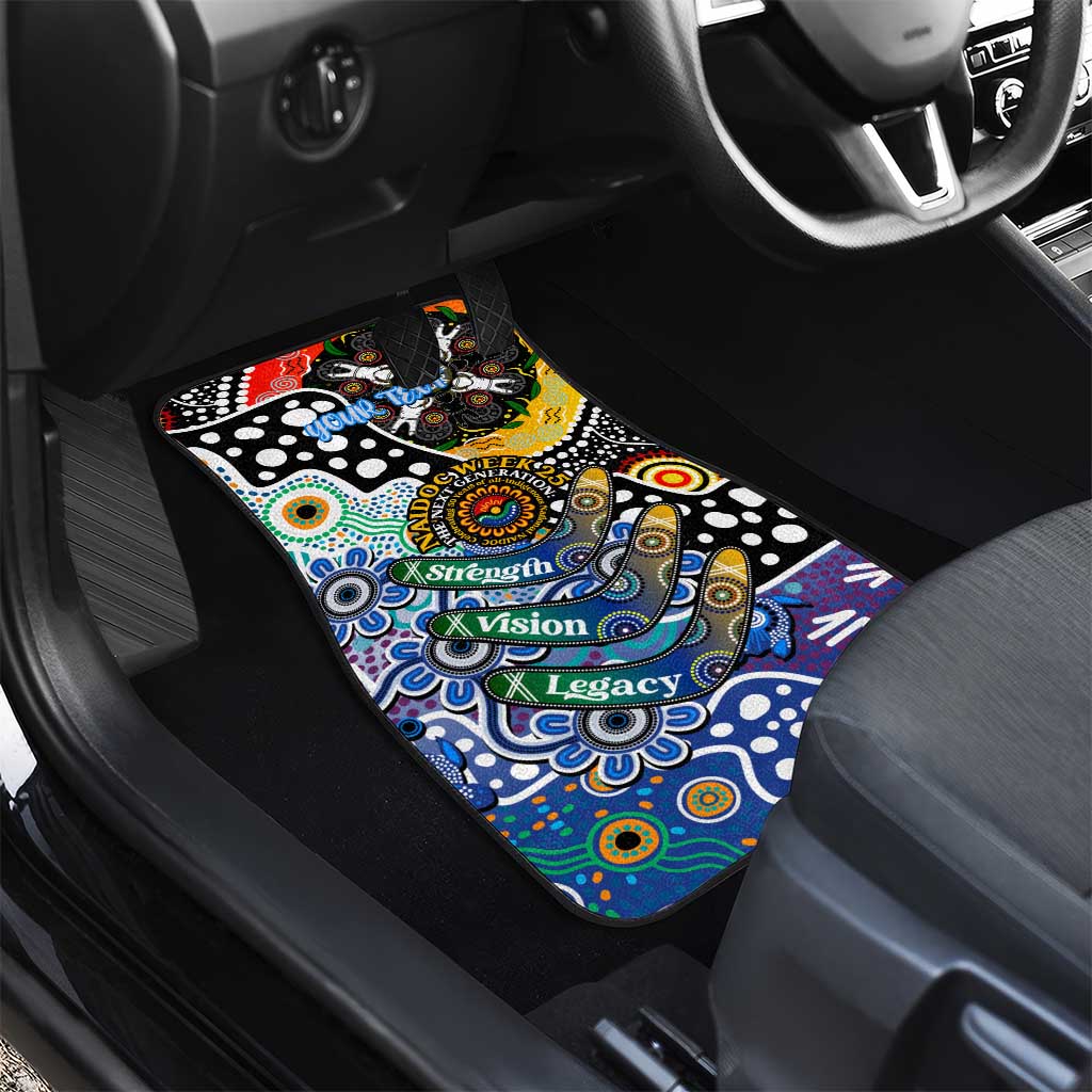 Kangaroos AFL Celebrating 50 Years of Naidoc Car Mats NAIDOC Week 2025 Aboriginal
