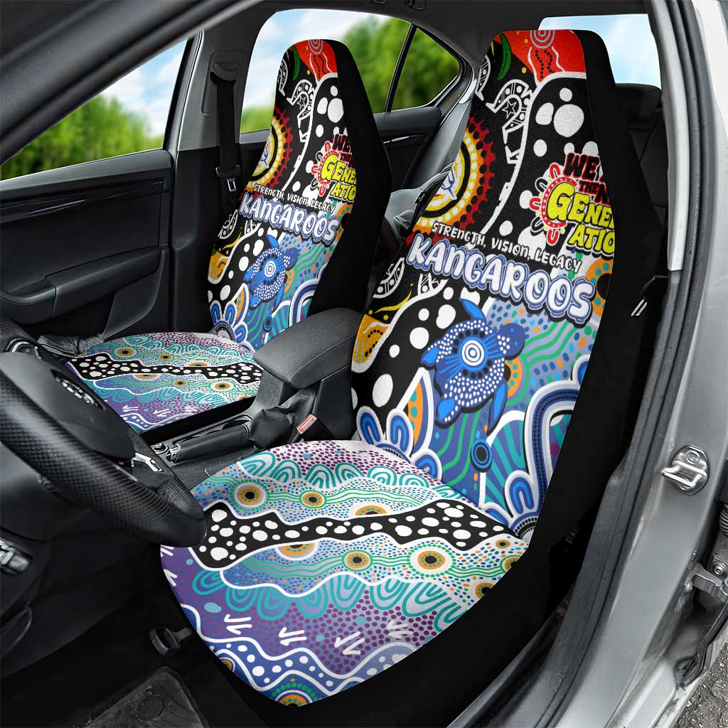 Kangaroos AFL Celebrating 50 Years of Naidoc Car Seat Cover NAIDOC Week 2025 Aboriginal
