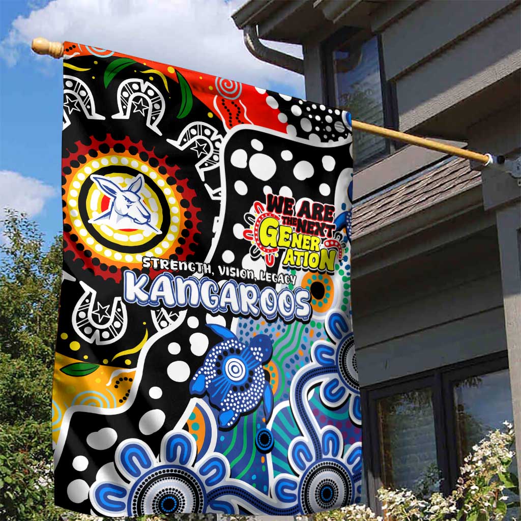 Kangaroos AFL Celebrating 50 Years of Naidoc Garden Flag NAIDOC Week 2025 Aboriginal