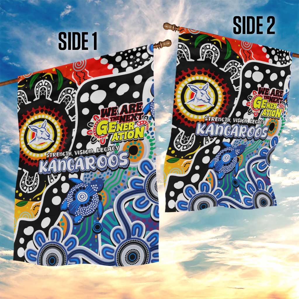 Kangaroos AFL Celebrating 50 Years of Naidoc Garden Flag NAIDOC Week 2025 Aboriginal