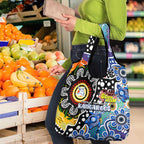 Kangaroos AFL Celebrating 50 Years of Naidoc Grocery Bag NAIDOC Week 2025 Aboriginal