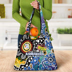Kangaroos AFL Celebrating 50 Years of Naidoc Grocery Bag NAIDOC Week 2025 Aboriginal