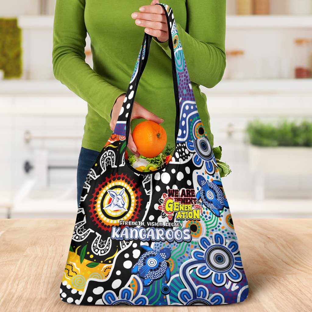 Kangaroos AFL Celebrating 50 Years of Naidoc Grocery Bag NAIDOC Week 2025 Aboriginal